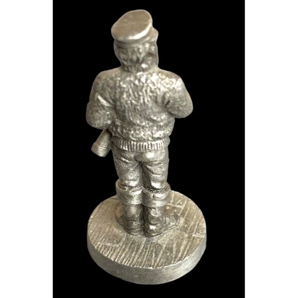 Hudson Fine Pewter Fishing Sea Captain Ahab Miniature Nautical Figurine Vintage - Picture 10 of 16